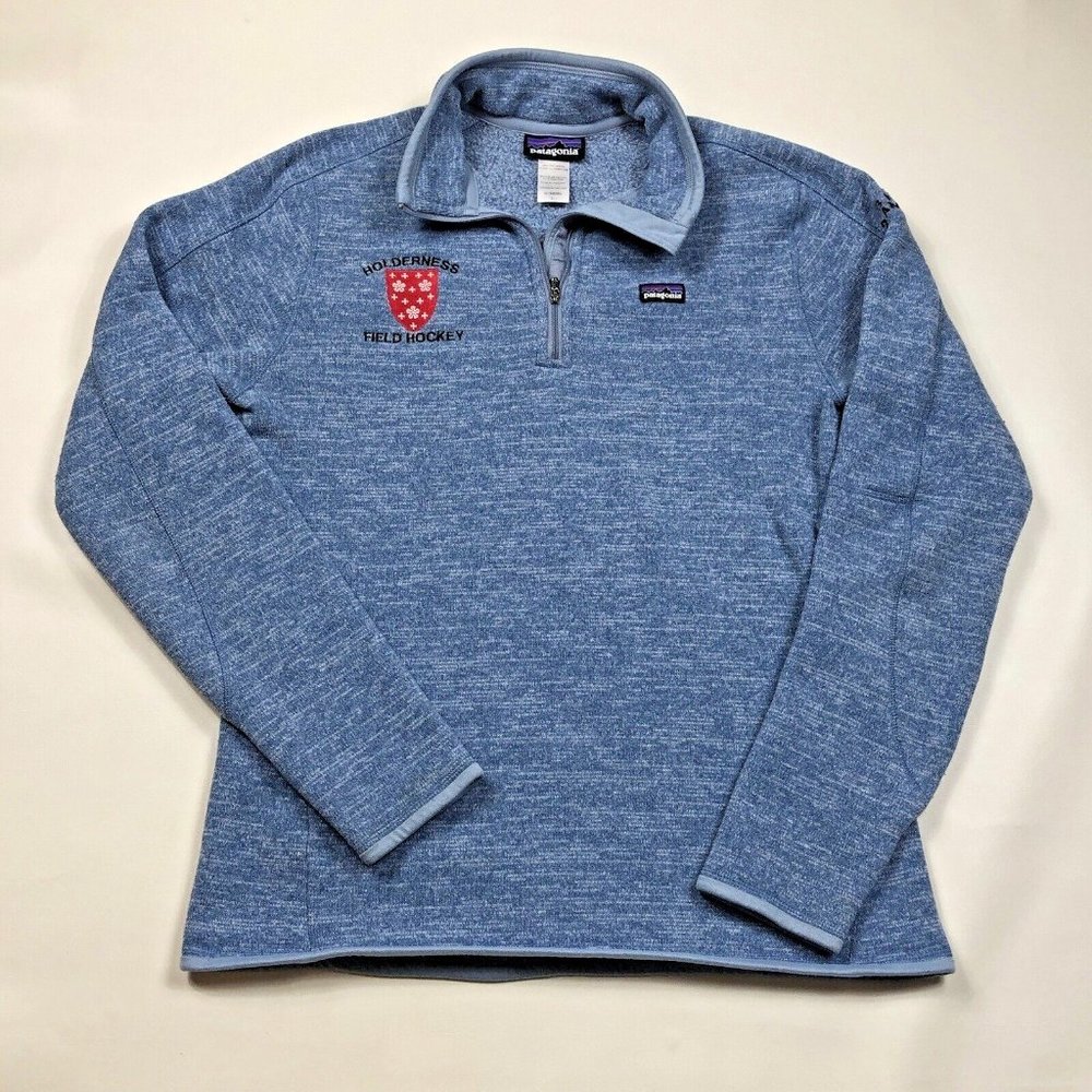 Patagonia Womens Better Sweater 1/4 Zip Holderness Field Hockey Fleece Top Large - Picture 1 of 11